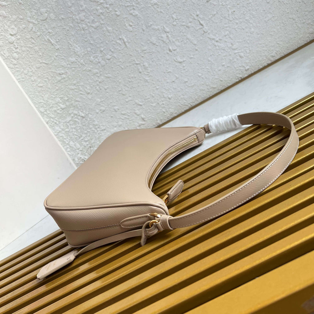 Re-Edition 2005 Saffiano Leather Mini Bag - Pumice Grey - View 4