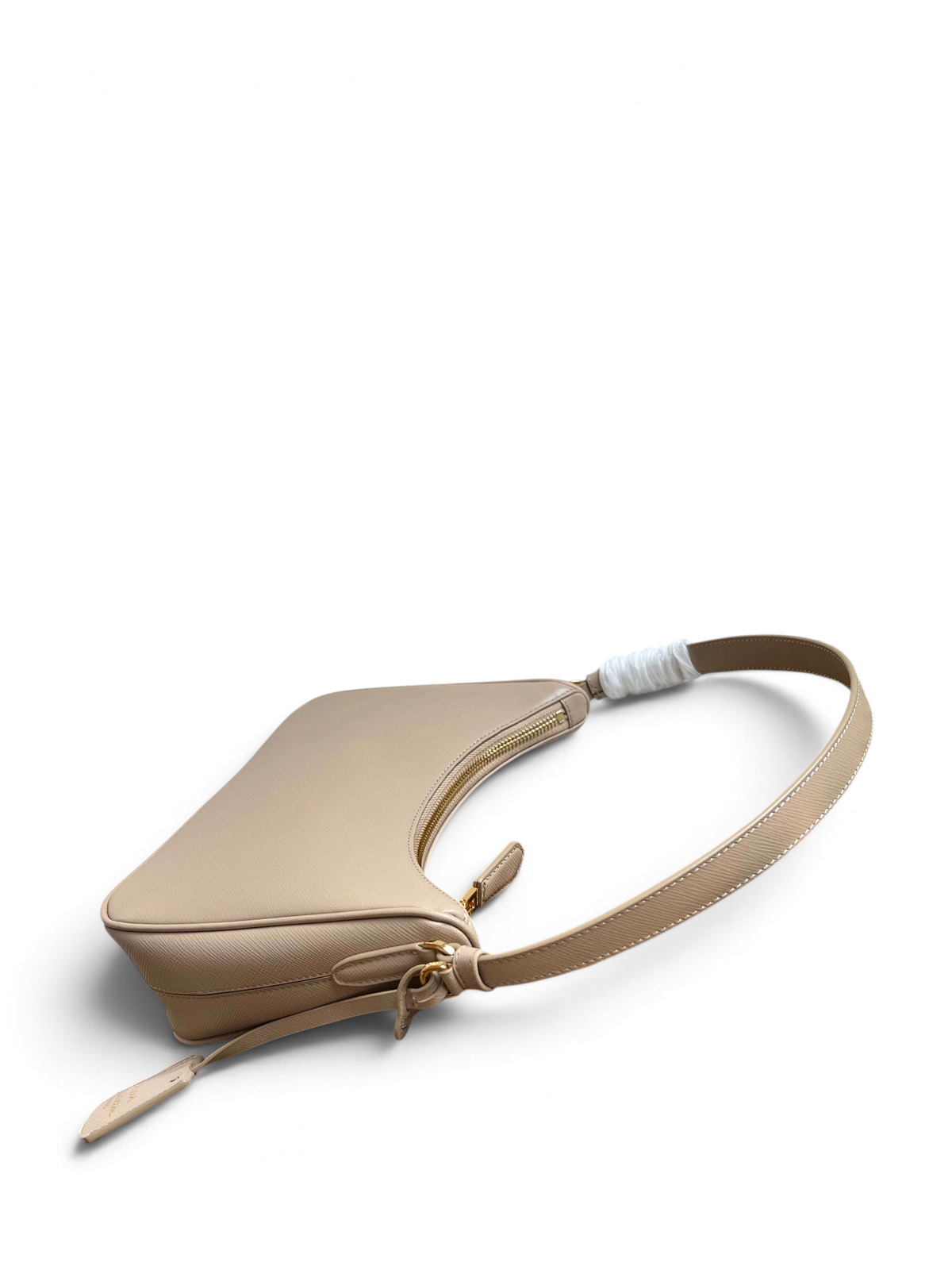 Re-Edition 2005 Saffiano Leather Mini Bag - Pumice Grey - View 4