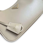 Re-Edition 2005 Saffiano Leather Mini Bag - Pumice Grey - View 7