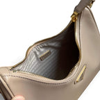 Re-Edition 2005 Saffiano Leather Mini Bag - Pumice Grey - View 8