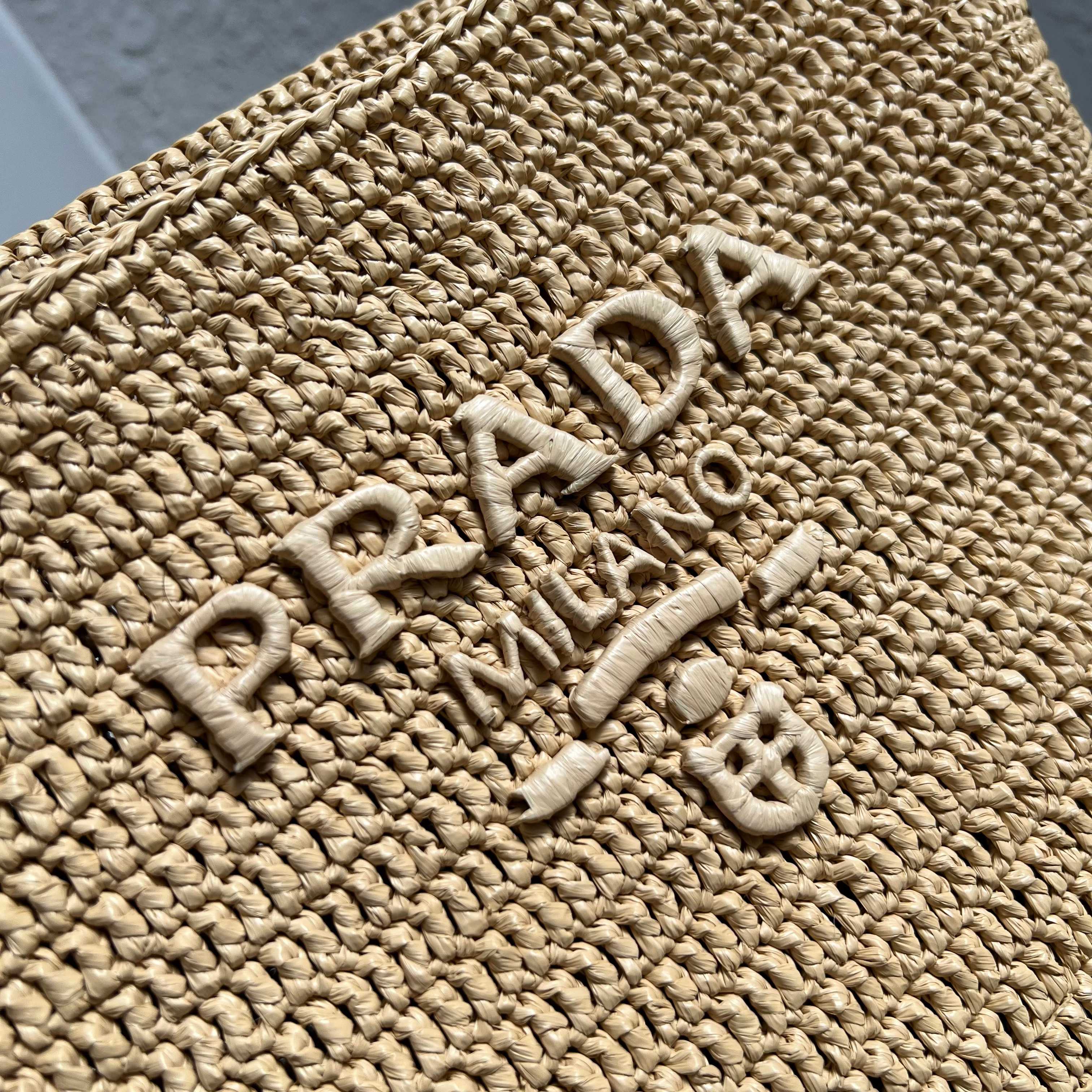 Small Crochet And Leather Bucket Bag - Beige/Brandy - View 5