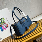 Galleria Medium Leather Bag - Aviation Blue - View 2