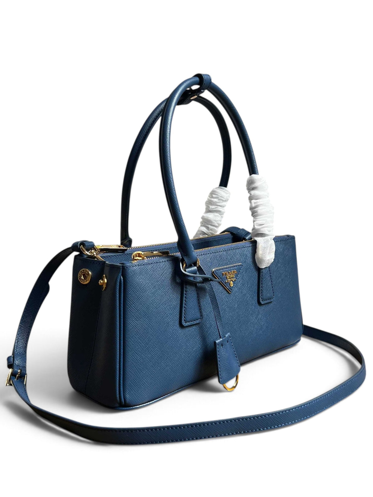 Galleria Medium Leather Bag - Aviation Blue - View 2
