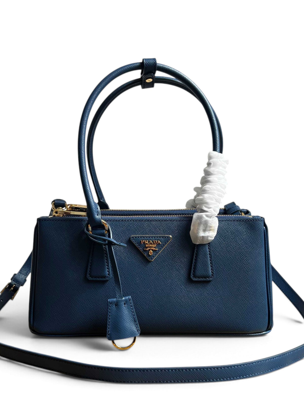 Galleria Medium Leather Bag - Aviation Blue - View 1