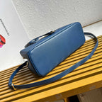 Galleria Medium Leather Bag - Aviation Blue - View 5