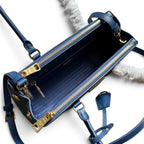 Galleria Medium Leather Bag - Aviation Blue - View 6