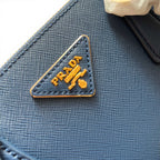 Galleria Medium Leather Bag - Aviation Blue - View 8