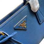 Galleria Medium Leather Bag - Aviation Blue - View 3
