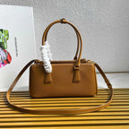 Galleria Medium Leather Bag - Amber - View 2