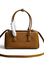 Galleria Medium Leather Bag - Amber - View 2