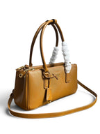 Galleria Medium Leather Bag - Amber - View 3