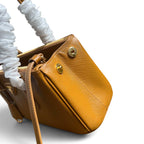 Galleria Medium Leather Bag - Amber - View 6