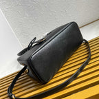 Galleria Medium Leather Bag - Black - View 4