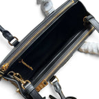 Galleria Medium Leather Bag - Black - View 7