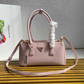Galleria Medium Leather Bag - Pink - View 1