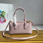 Galleria Medium Leather Bag - Pink - View 4