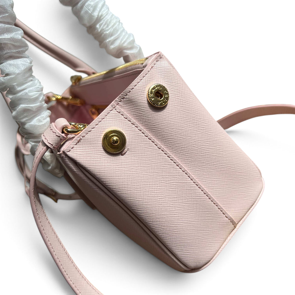 Galleria Medium Leather Bag - Pink - View 8