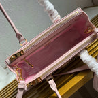 Galleria Medium Leather Bag - Pink - View 9