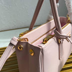 Galleria Medium Leather Bag - Pink - View 6