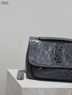 Niki Medium Patent Leather Shoulder Bag