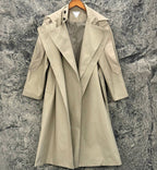 Cotton and Silk Gabardine Trench Coat