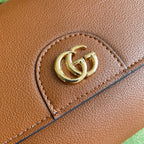 Bamboo Handle Leather Wallet with Chain