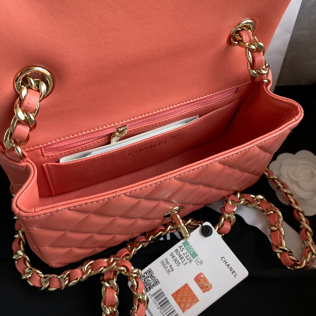 Quilted Coco Charm Flap Bag