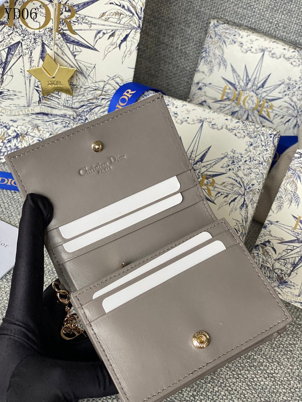 Quilted Leather Wallet