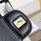 3.55 Large Caviar Leather Classic Double Flap Bag - Gold hardware