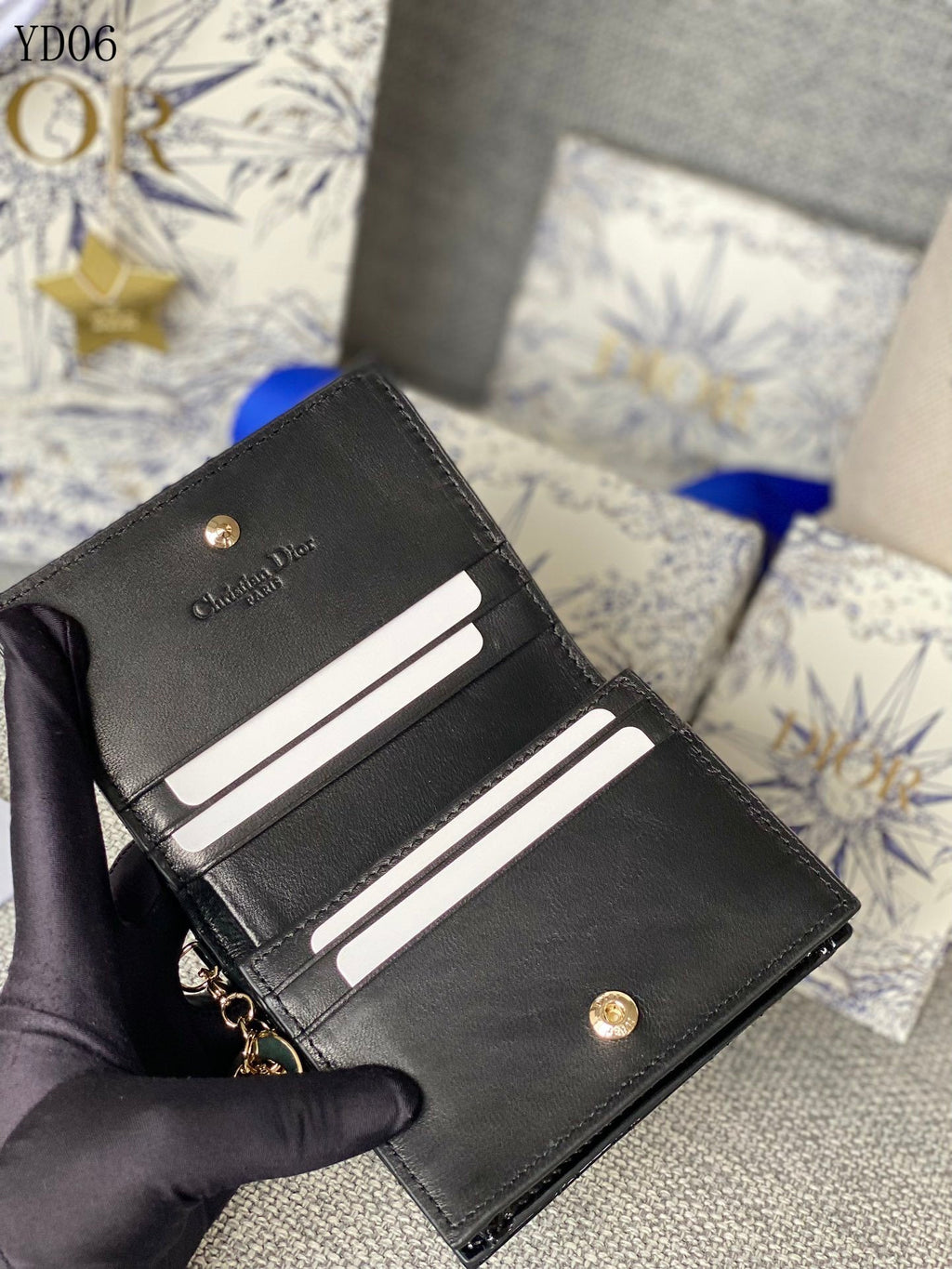 Quilted Leather Wallet