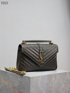 Quilted Leather Collage Bag