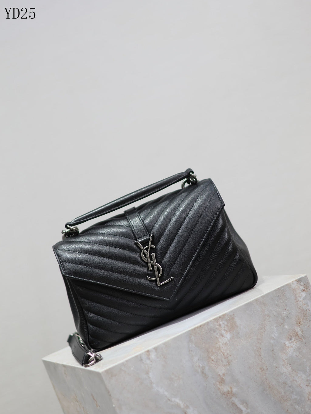 Quilted Leather Collage Bag