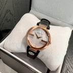 G Stainless 37 mm Steel Watch – White Dial