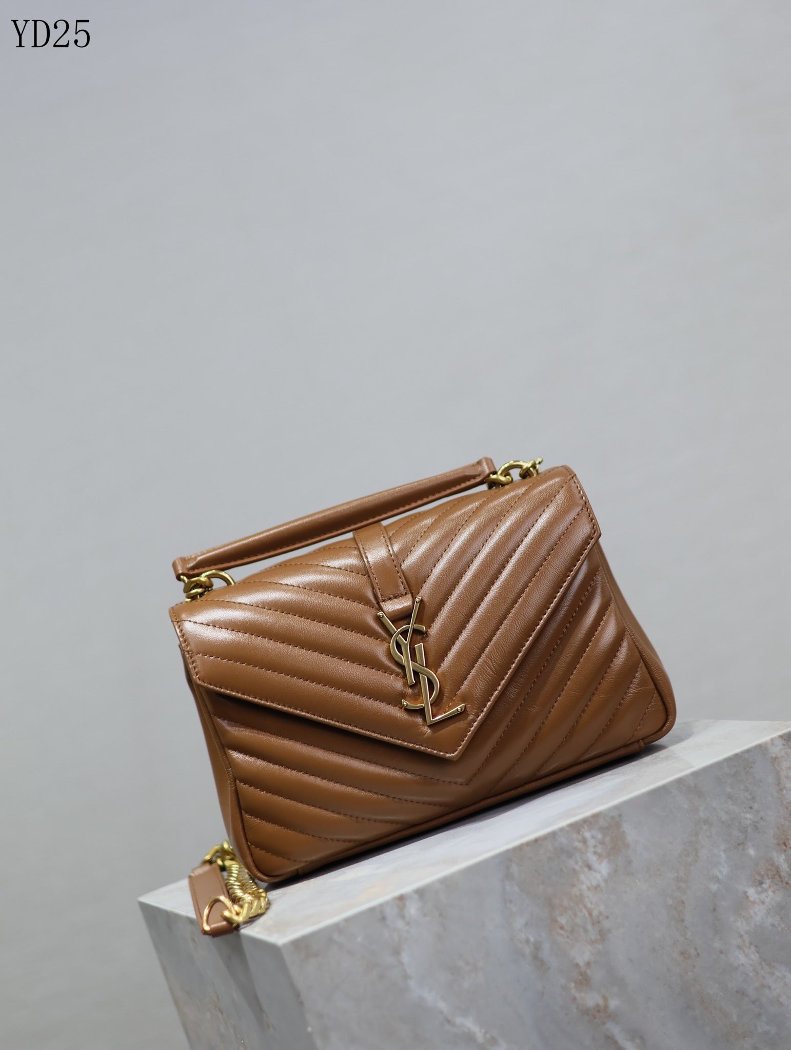 Quilted Leather Collage Bag