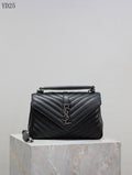 Quilted Leather Collage Bag