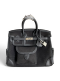 Birkin Cargo 25 cm — Black / Silver Hardware image 1