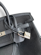 Birkin Cargo 25 cm — Black / Silver Hardware image 4