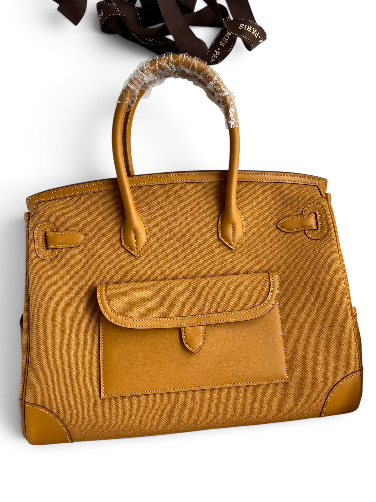 Birkin Cargo 35 cm — Sesame / Silver Hardware image 2