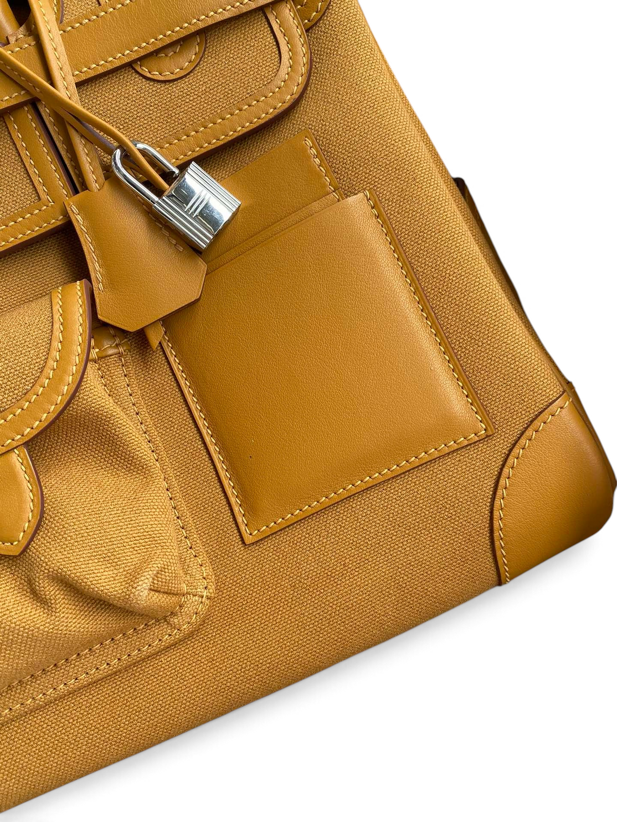 Birkin Cargo 35 cm — Sesame / Silver Hardware image 4