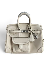 Birkin 25 cm Cargo – Craie with Palladium Hardware
