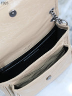 Niki Medium Patent Leather Shoulder Bag