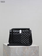 Quilted Leather Collage Bag