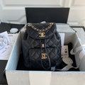 Quilted Leather Backpack
