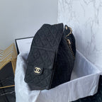 25 Medium Quilted Large Denim Bag