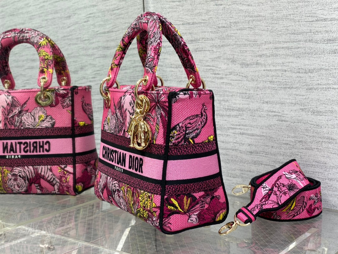 Embroidered Canvas Tote Bag