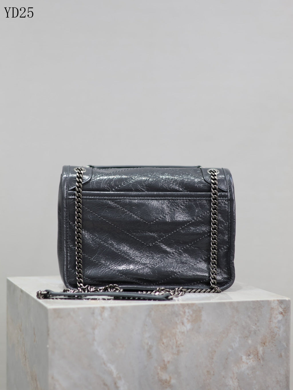 Niki Medium Patent Leather Shoulder Bag