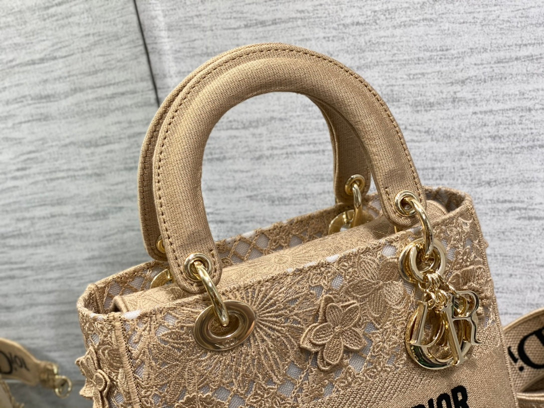 Embroidered Canvas Tote Bag