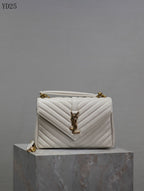 Quilted Leather Collage Bag