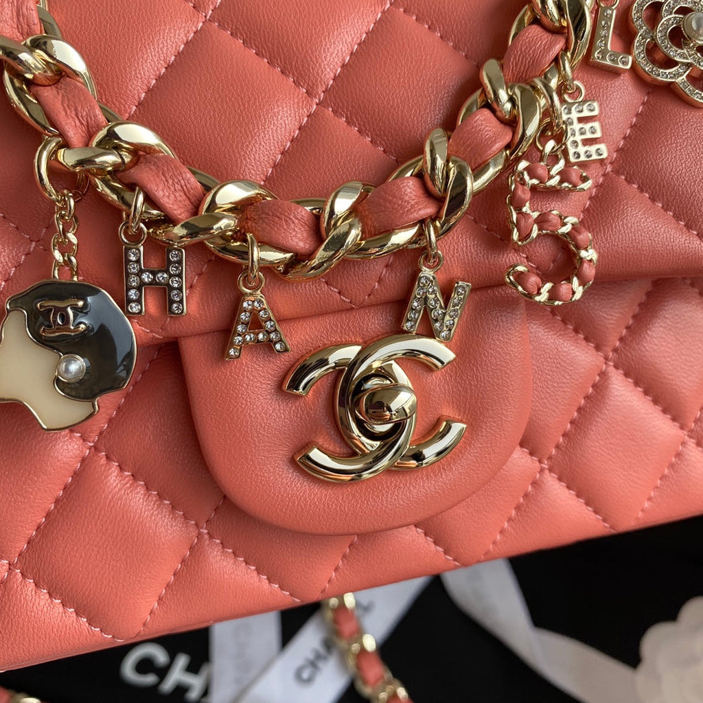 Quilted Coco Charm Flap Bag