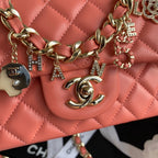 Quilted Coco Charm Flap Bag
